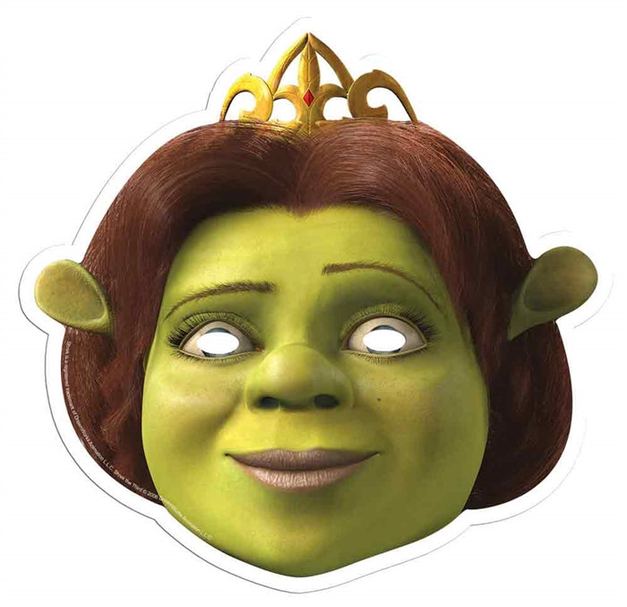 Princess Fiona Single Card Party Face Mask. In Stock Now with Free UK ...