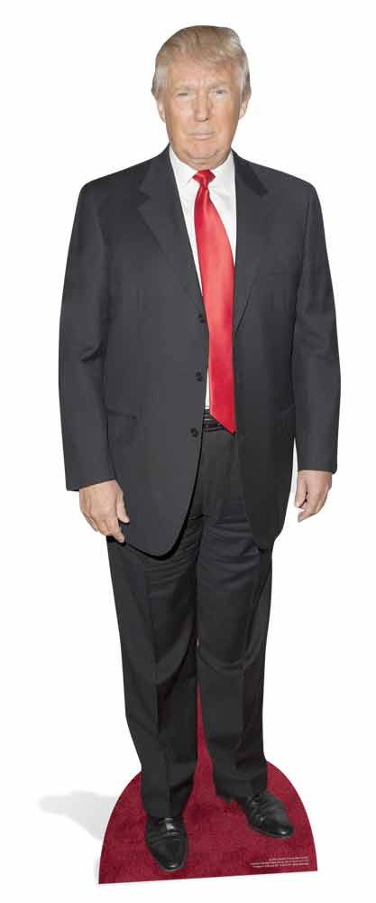 Donald Trump Lifesize Cardboard Cutout Standee Stand Up