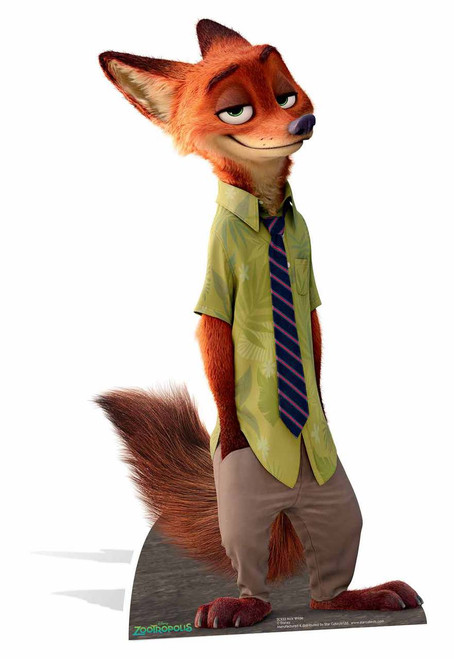 Nick Wilde Zootropolis Lifesize Cardboard Cutout / Standee / Standup