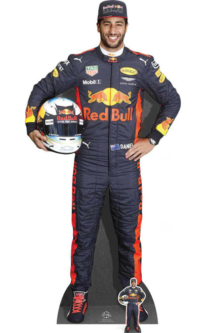 Daniel Ricciardo Formula One Racing Driver Cardboard Cutout - Available ...