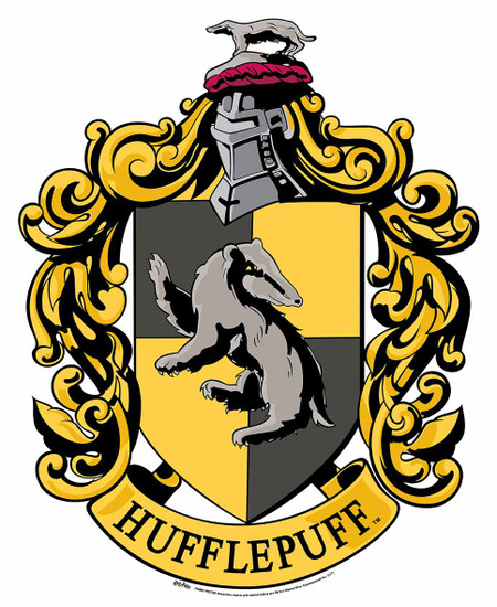 dragons hufflepuff house crest