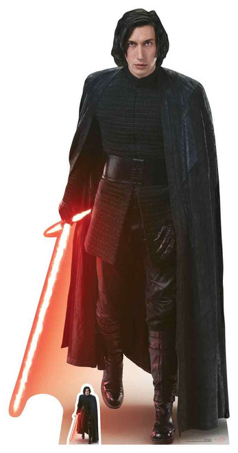 kylo ren the last jedi lifesize cardboard cutout christmas life size cutouts