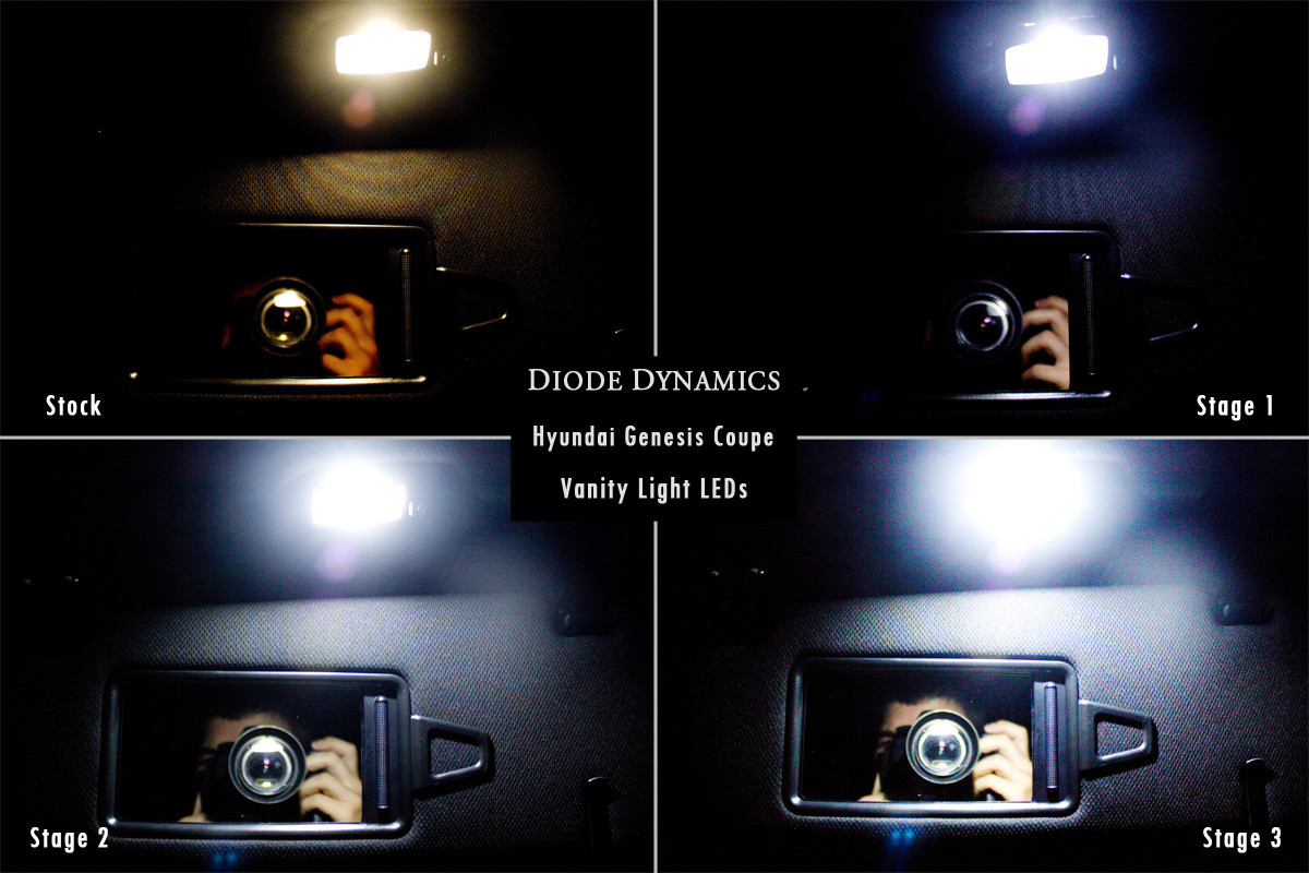 Diode Dynamics Vanity Light LEDs for 20102016 Hyundai Genesis Coupe