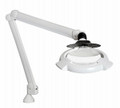 Luxo Circus Magnifier with 45" arm, 3.5-Diopter Lens and Edge Clamp