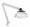 Luxo Circus Magnifier with 45" arm, 3.5-Diopter Lens and Edge Clamp