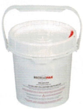 Veolia RecyclePak 1/2 Gallon Dry Cell Battery Recycling Pail
