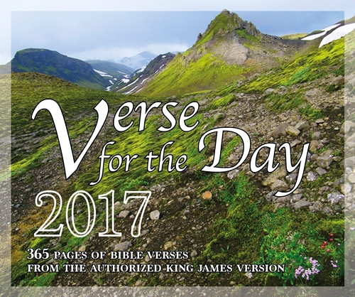 Verse For The Day 365 Pages Daily Desk Calendar 2017 Kjv Image 1