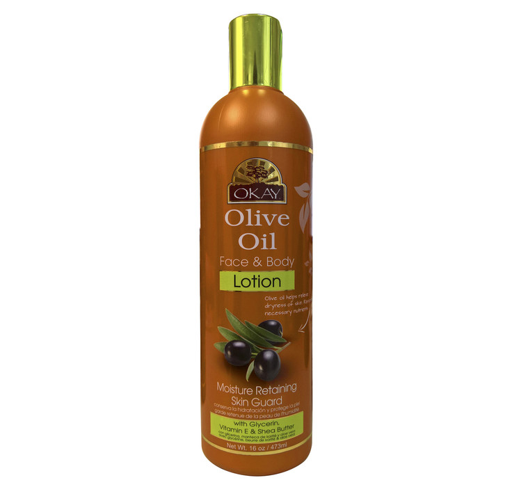 Olive Oil Face & Body Lotion Instant Moisturizer Heals Skin