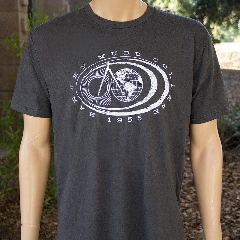 Next Level T Shirt Heavy Metal With Seal Harvey Mudd College