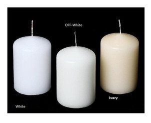 2 x 3" Bulk Pillar candles  (36 pcs per case)