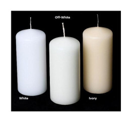 2 x 4.5 inch  Discount Bulk Unscented Pillar Candles (36 Pcs Bulk)  Wholesale