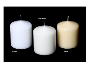 3 x 4 Bulk Pillar Candles  (12 pcs/cs) Wholesale