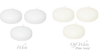 Large Floating Candles 3 Inch (Bulk Wholesale) Discount Floating Candles - Qty 72