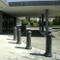 Bollards and Sleeve's 10" Pawn Decorative Bollard Covers For Building Entryway 