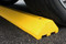Yellow Car Parking Block under tire 