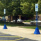 Blue Octagon Sign Bases used for Handicap Accessible Parking