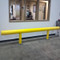 Standard One Line Guardrail guarding an employee break room 