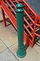 Bollards and Sleeve's Paramount Decorative Plastic Bollard Cover in Forest Green
