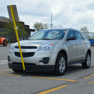 The Flexpost Stick prevents vehicles from pulling up too far.