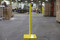 Warning Line System's 50 lbs. base plate stanchion