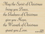 Spirit Of Christmas Greeting - 706H