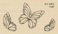 Three Butterflies - 744F