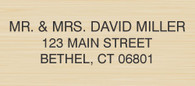 Gothic Custom Address Stamp - 62001