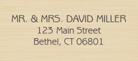 Benguiat Custom Address Stamp - 62004