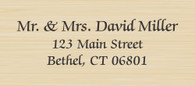 Calligraphy Custom Address Stamp - 62005