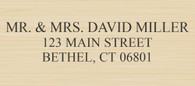 Times Roman Custom Address Stamp - 62006