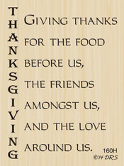 Giving Thanks Greeting - 160H