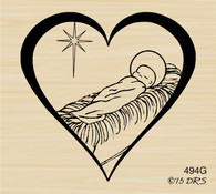 Baby Jesus Heart - 494G