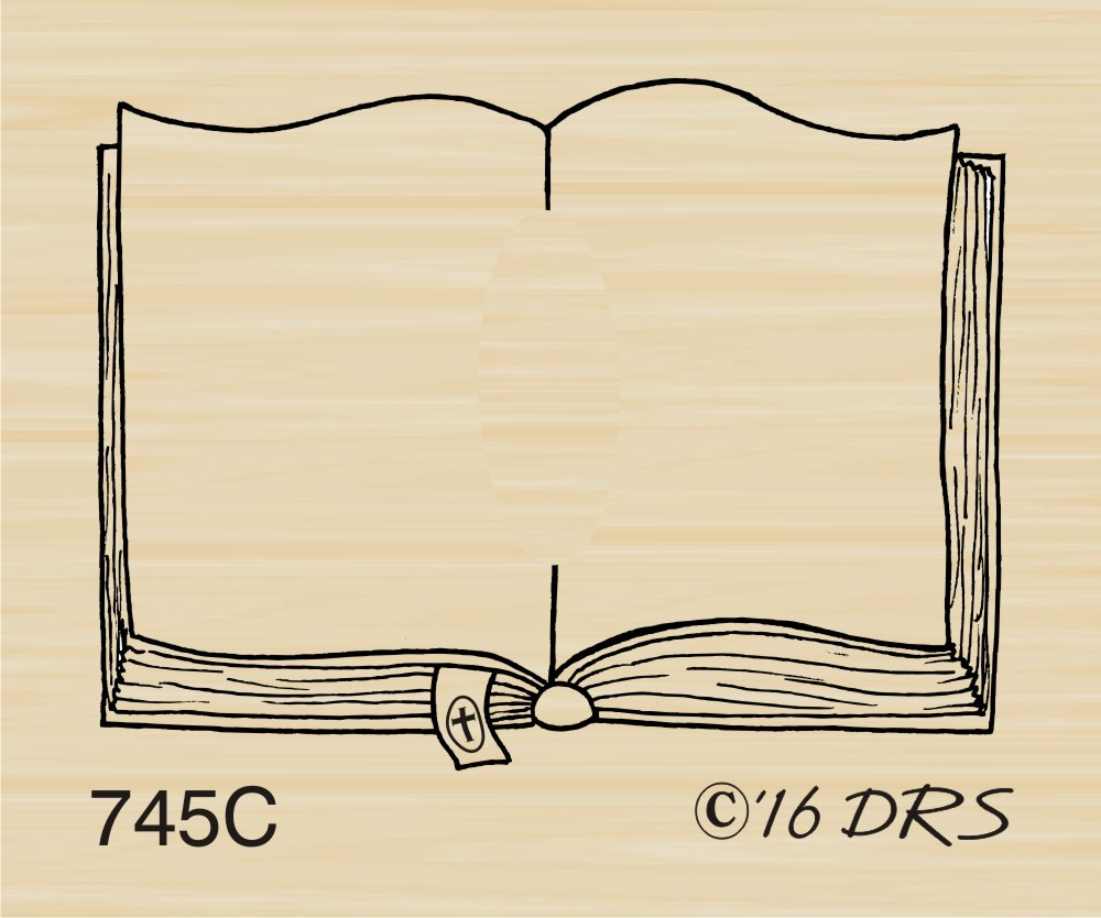 Open Bible - 745C - DRS Designs