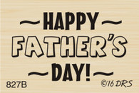 Small Happy Father's Day Greeting - 827B