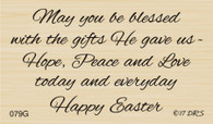 Blessed With Gifts Easter Greeting - 079G