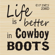 Better in Cowboy Boots Greeting - 236D