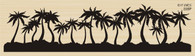 Silhouette Palm Tree Line - 228P