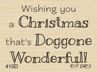 Doggone Christmas Greeting - 410D