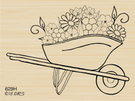 Flower Wheelbarrow - 629H