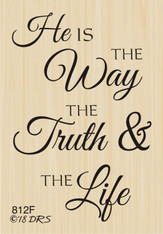 The Way, the Truth and the Life Greeting - 812F