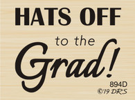 Hats Off Graduation Greeting - 894D