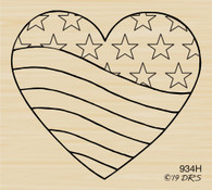 Patriotic Heart - 934H
