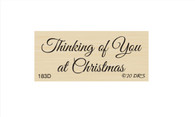 Thinking of You at Christmas Greeting - 183D