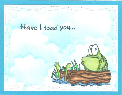 I TOAD YOU SO! FUNNY FROG GIFTS Greeting Card for Sale by LolaAndJenny