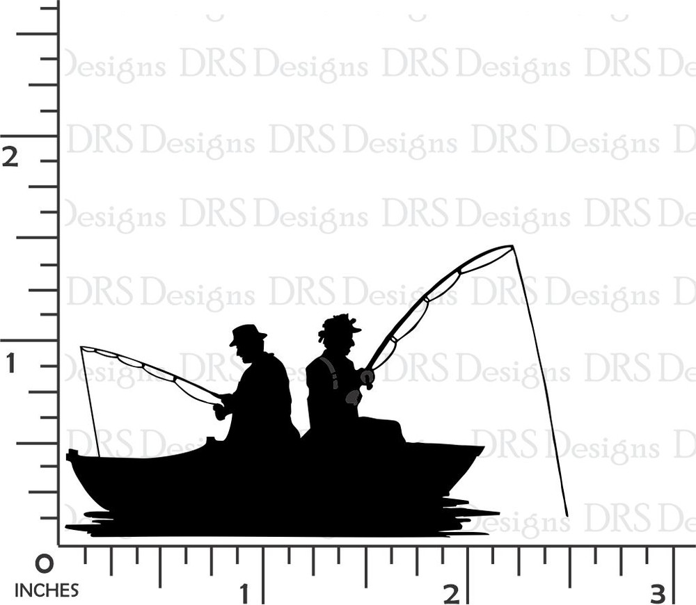 Silhouette Fishermen - 663G - DRS Designs