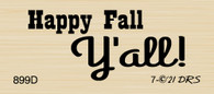 Large Happy Fall Y'all - 899D