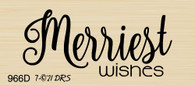 Merriest Wishes Greeting - 966D