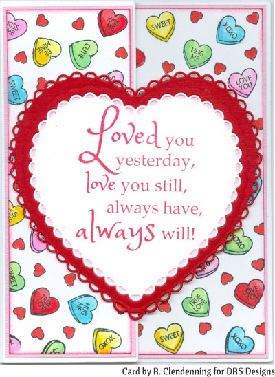 Candy Hearts : Grief and Loss Valentine's Day Card – Written Hugs Designs