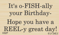 O-Fish-al Birthday Greeting - 032F