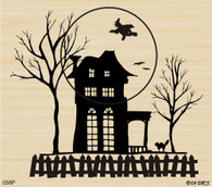 Silhouette Haunted House - 058P